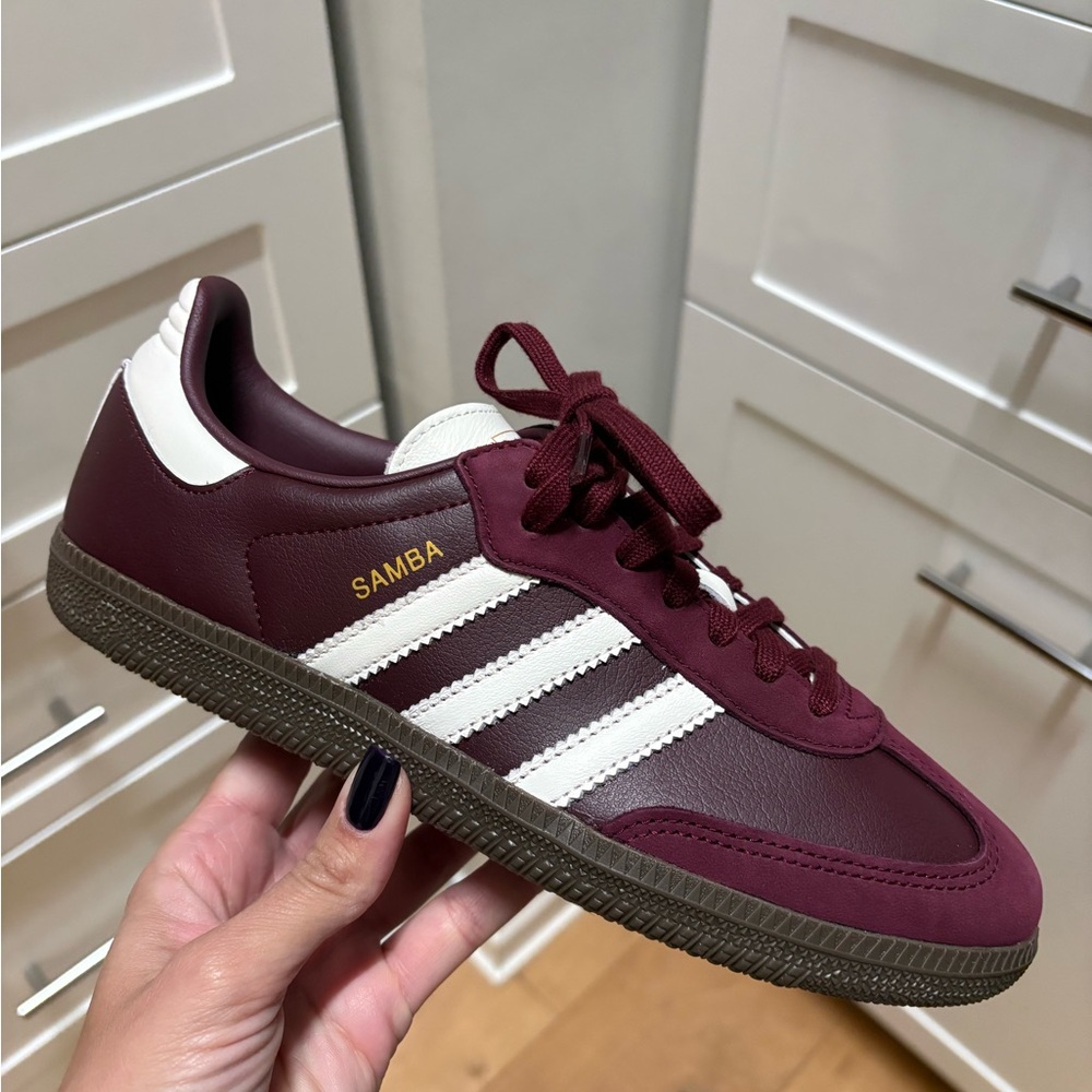 Adidas Samba Burgundy Sneakers